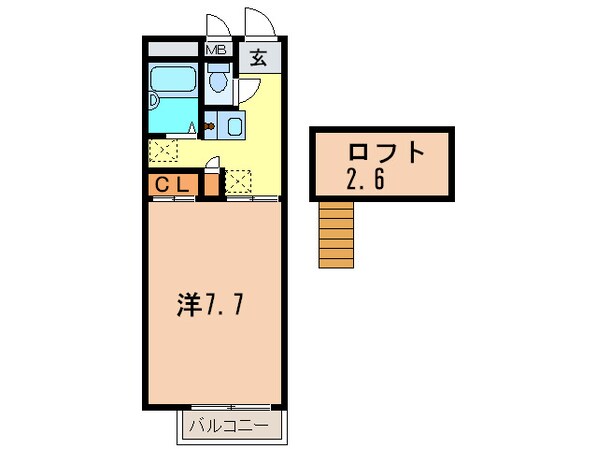 ドリームハイツの物件間取画像